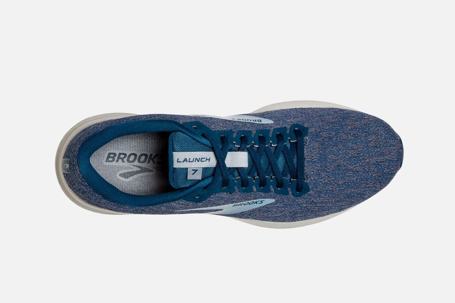 Brooks Launch 7 Road Running Shoes - Mens - Blue - CT3219648